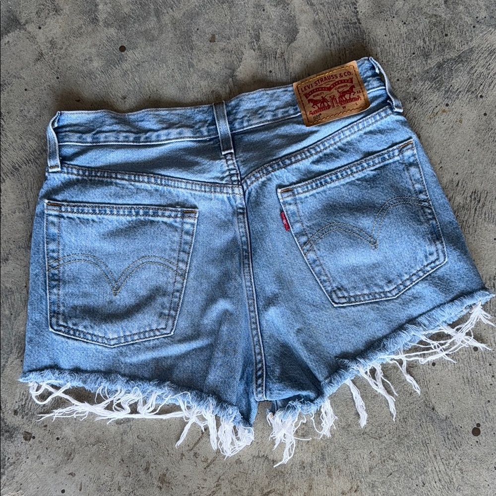 Levi's Women's Blue Denim Shorts